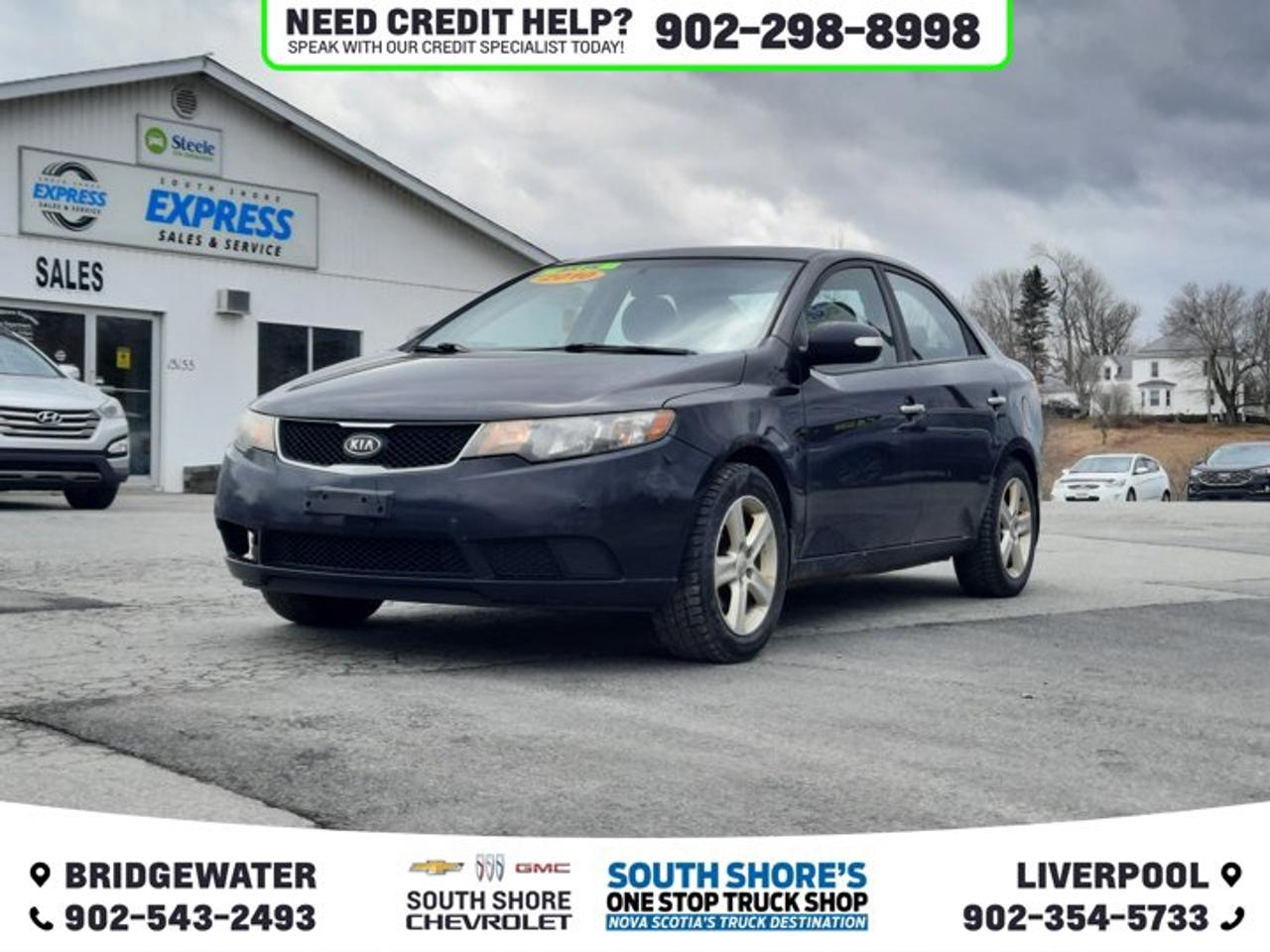 Recent Arrival! Ebony Black 2010 Kia Forte EX For Sale, Bridgewater FWD 4-Speed Automatic 2.0L I4 DOHC CVVT6 Speakers, ABS brakes, Air Conditioning, Alloy wheels, Brake assist, CD player, Driver door bin, Dual front side impact airbags, Electronic Stability Control, Fabric Cloth Seat Trim, Front wheel independent suspension, Heated door mirrors, Heated Front Bucket Seats, Overhead console, Panic alarm, Passenger vanity mirror, Power door mirrors, Power windows, Rear window defroster, Remote keyless entry, Split folding rear seat, Tilt steering wheel, Traction control, Turn signal indicator mirrors.