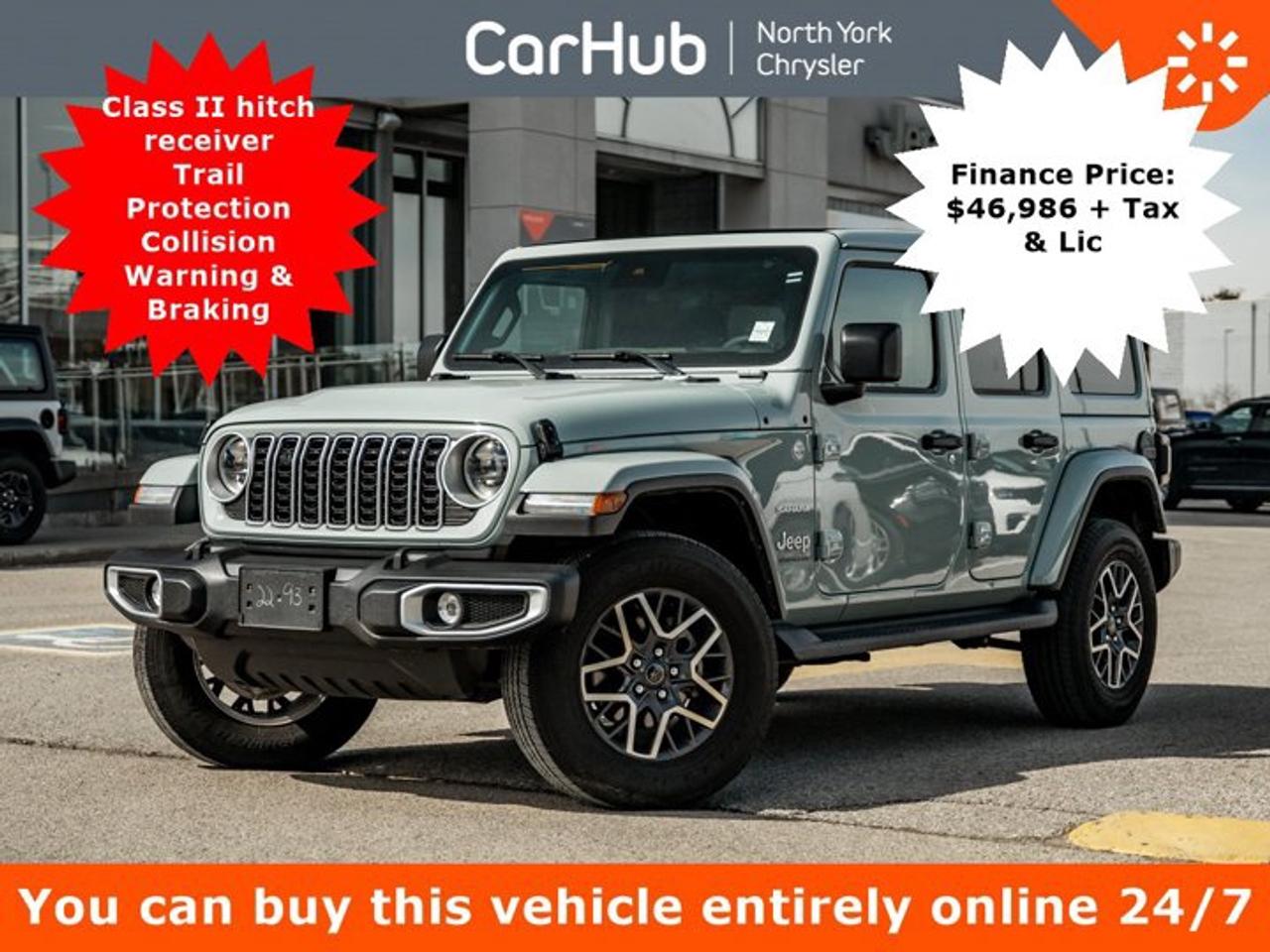 2024 Jeep Wrangler SAHARA 3.6L Pentastar V6 | 8-Speed TorqueFlite Automatic | Trailer Tow & HD Electrical Group Photo