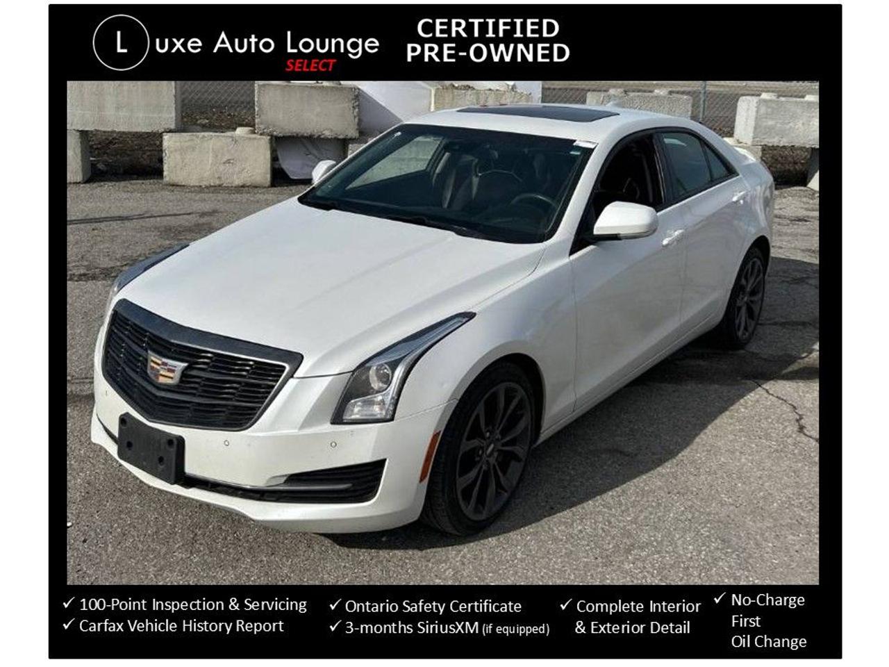 2017 Cadillac ATS Luxury AWD - CARBON BLK PKG, RECARO SEATS, BOSE!! Photo28