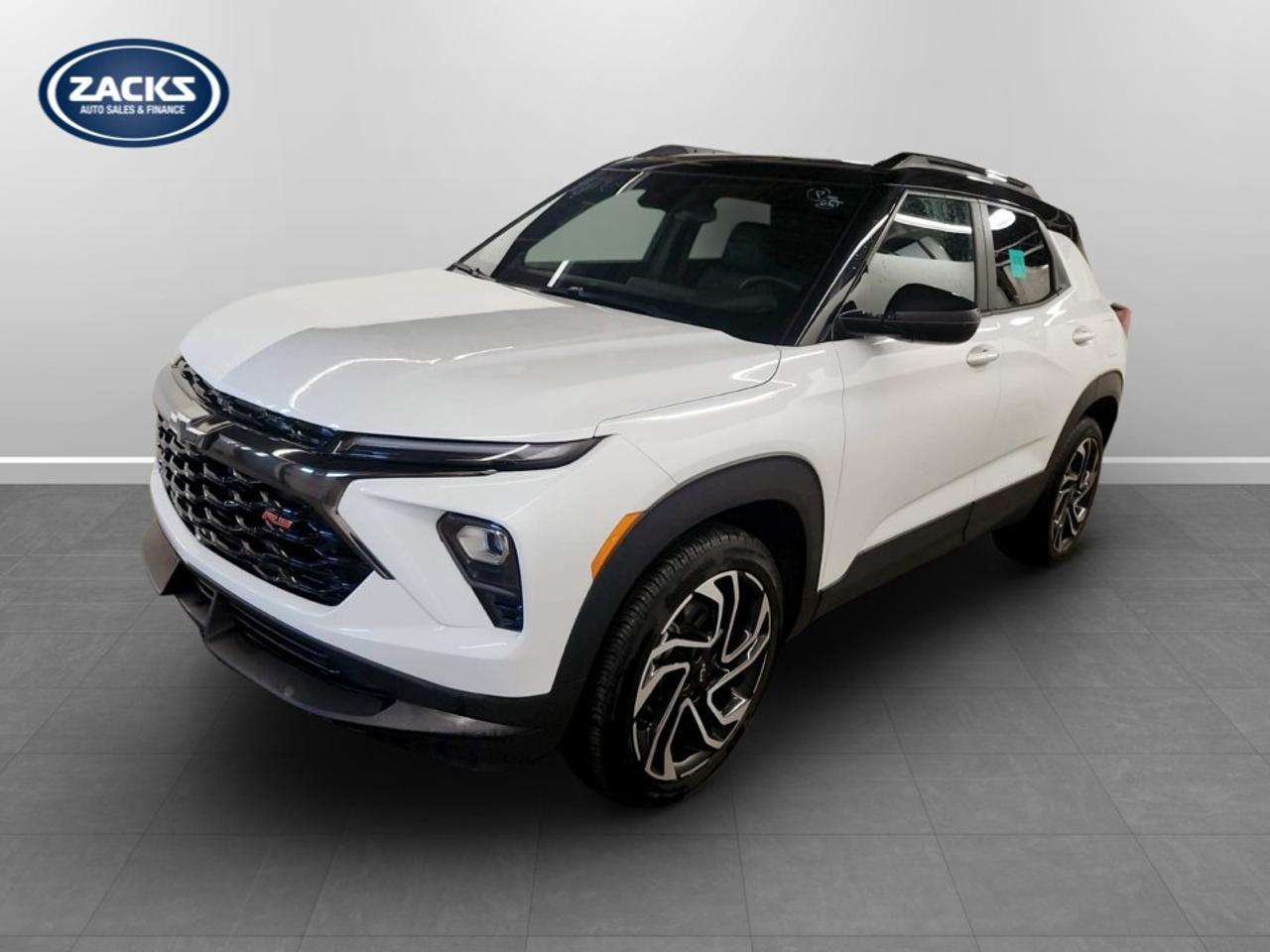 Recent Arrival! 2024 Chevrolet TrailBlazer RS AWD RS | Low Kms | Zacks Certified. 9-Speed Automatic AWD Summit White ECOTEC 1.3L Turbo<br /><br /><br />1 Type-A & 1 Type-C USB Ports, 6-Speaker Audio System Feature w/Amplifier, 8-Way Power Driver Seat Adjuster, Air Conditioning, Chevrolet Connected Access Capable, Evotex Seat Trim, Exterior Parking Camera Rear, Front Bucket Seats, Front fog lights, Heated door mirrors, Heated Driver & Front Passenger Seats, Heated front seats, Heated steering wheel, Power driver seat, Power windows, Preferred Equipment Group 1RS, Radio: AM/FM Stereo Audio System, Rear window defroster, Remote keyless entry, SiriusXM, Tilt steering wheel, Wheels: 19''' High Gloss Black Machined Aluminum, Wireless Apple CarPlay/Android Auto.<br /><br />Certification Program Details: Fresh 2 Yr MVI | 30 day warranty* | 110 point inspection | Full tank of fuel | Krown rustproofed | Flexible financing options | Professionally detailed<br /><br />This vehicle is Zacks Certified! You're approved! We work with you. Together we'll find a solution that makes sense for your individual situation. Please visit us or call 902 843-3900 to learn about our great selection.<br /><br />With 22 lenders available Zack's Auto Sales can offer our customers with the lowest available interest rate. Thank you for taking the time to check out our selection!