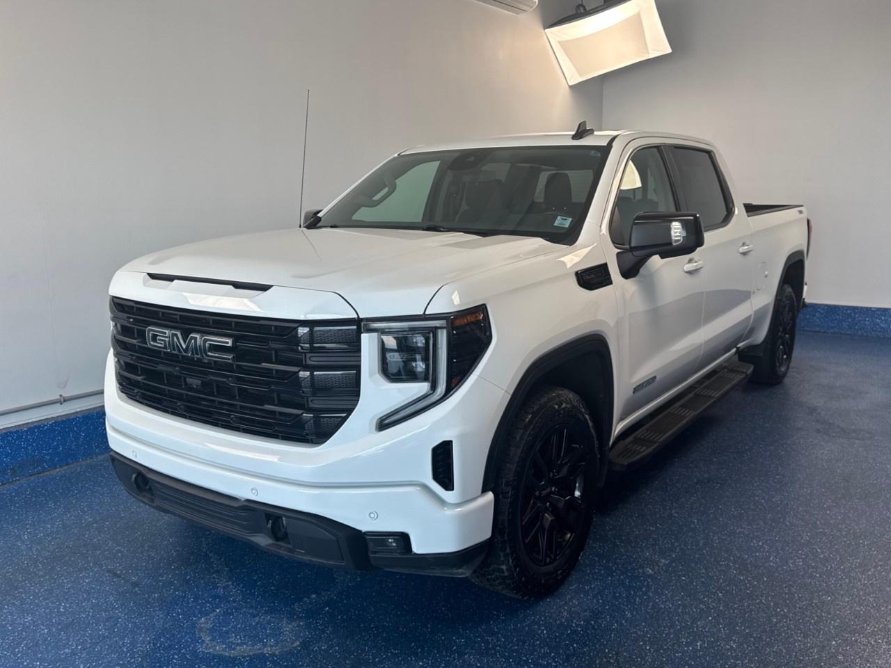 New Price! Recent Arrival! 2024 GMC Sierra 1500 Elevation Crew Cab Elevation | 5.3L V8 | Zacks Certified. 10-Speed Automatic 4WD Summit White EcoTec3 5.3L V8<br /><br /><br />10-Speed Automatic, 4WD, Jet Black w/Cloth Seat Trim, 10-Way Power Driver Seat Adjuster w/Lumbar, 120-Volt Bed Mounted Power Outlet, 120-Volt Interior Power Outlet, 2 Charge-Only Rear USB Ports, 2 Charge/Data USB Ports, 2 Charge/Data USB Ports Inside Centre Console, 6-Speaker Audio System Feature, 6''' Rectangular Black Tubular Assist Steps (LPO), Adaptive Cruise Control, Air Conditioning, All-Weather Floor Liner (LPO), AM/FM radio: SiriusXM with 360L, Apple CarPlay/Android Auto, Auto-Locking Rear Differential, Automatic temperature control, Black GMC Emblems (LPO), Body Colour Header w/Gloss Black Mesh Grille Bars, Cloth Rear Seat w/Storage Package, Colour-Keyed Carpeting Floor Covering, Deep-Tinted Glass, Dual Exhaust System, Electric Rear-Window Defogger, Electronic Precision Shift, Elevation Black Package (LPO), Floor-Mounted Centre Console, Forward Collision Alert, Front Bucket Seats, Front fog lights, Front Frame-Mounted Black Recovery Hooks, Front Rubberized-Vinyl Floor Mats, GMC Connected Access Capable, HD Rear Vision Camera, HD Surround Vision, Heated front seats, Heated steering wheel, Heavy-Duty Air Filter, High Capacity Suspension Package, High Gloss Black Mirror Caps, Hill Descent Control, Hitch Guidance, Hitch View, In-Vehicle Trailering System App, Integrated Trailer Brake Controller, IntelliBeam Automatic High Beam On/Off, Keyless Open & Start, LED Cargo Area Lighting, Manual Tilt-Wheel & Telescoping Steering Column, Navigation System, Off-Road Suspension, OnStar & GMC Connected Services Capable, Perimeter Lighting, Power Door Locks, Power Front Windows w/Driver Express Up/Down, Power Front Windows w/Passenger Express Down, Power Rear Windows w/Express Down, Power Sliding Rear Window w/Rear Defogger, Preferred Equipment Group 3SB, Preferred Package, Premium audio system: Premium GMC Infotainment System, Premium Bose 7-Speaker Sound System, Push Button Start, Rear Cross Traffic Braking, Rear Pedestrian Alert, Rear Rubberized-Vinyl Floor Mats, Rear Wheelhouse Liners, Remote Vehicle Starter System, Sierra Safety Plus Package, Spray-On Pickup Bedliner w/GMC Logo, Steering Wheel Audio Controls, Theft Deterrent System (Unauthorized Entry), Tilt steering wheel, Trailer Camera Provisions, Trailer Side Blind Zone Alert, Trailering Package, Ultrasonic Front & Rear Park Assist, Universal Home Remote, Wheels: 20''' x 9''' High Gloss Black Painted Aluminum, Wi-Fi Hotspot Capable, Wireless Apple CarPlay/Wireless Android Auto, Wireless Charging, X31 Hard Badge, X31 Off-Road & Protection Package, X31 Off-Road Package.<br /><br />Certification Program Details: Fresh 2 Yr MVI | 30 day warranty* | 110 point inspection | Full tank of fuel | Krown rustproofed | Flexible financing options | Professionally detailed<br /><br />This vehicle is Zacks Certified! You're approved! We work with you. Together we'll find a solution that makes sense for your individual situation. Please visit us or call 902 843-3900 to learn about our great selection.<br /><br />With 22 lenders available Zack's Auto Sales can offer our customers with the lowest available interest rate. Thank you for taking the time to check out our selection!
