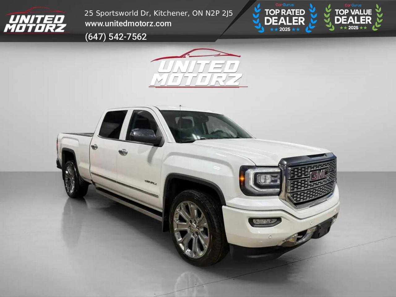 2018 GMC Sierra 1500 Denali Crew Cab 153.00" 6.2L V8~SAFETY CERTIFIED~N Photo2