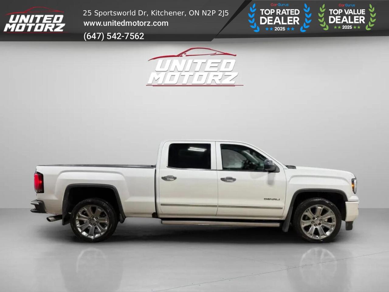 2018 GMC Sierra 1500 Denali Crew Cab 153.00" 6.2L V8~SAFETY CERTIFIED~N Photo3
