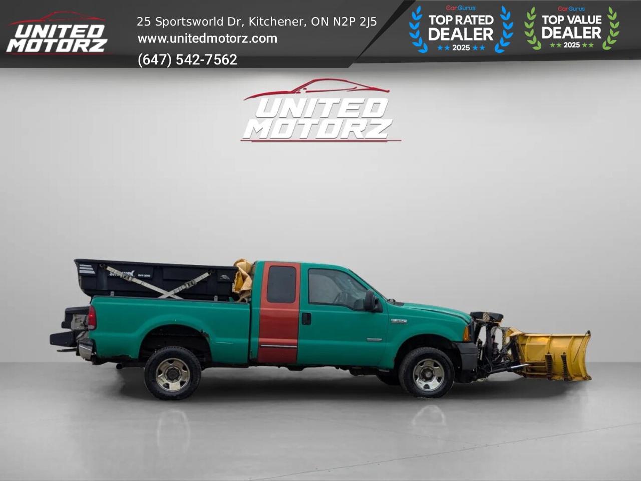 2007 Ford F-350 Superduty SuperCab SRW Snow Plow~ SALTER "SNOW-WAY"  6.0L V Photo