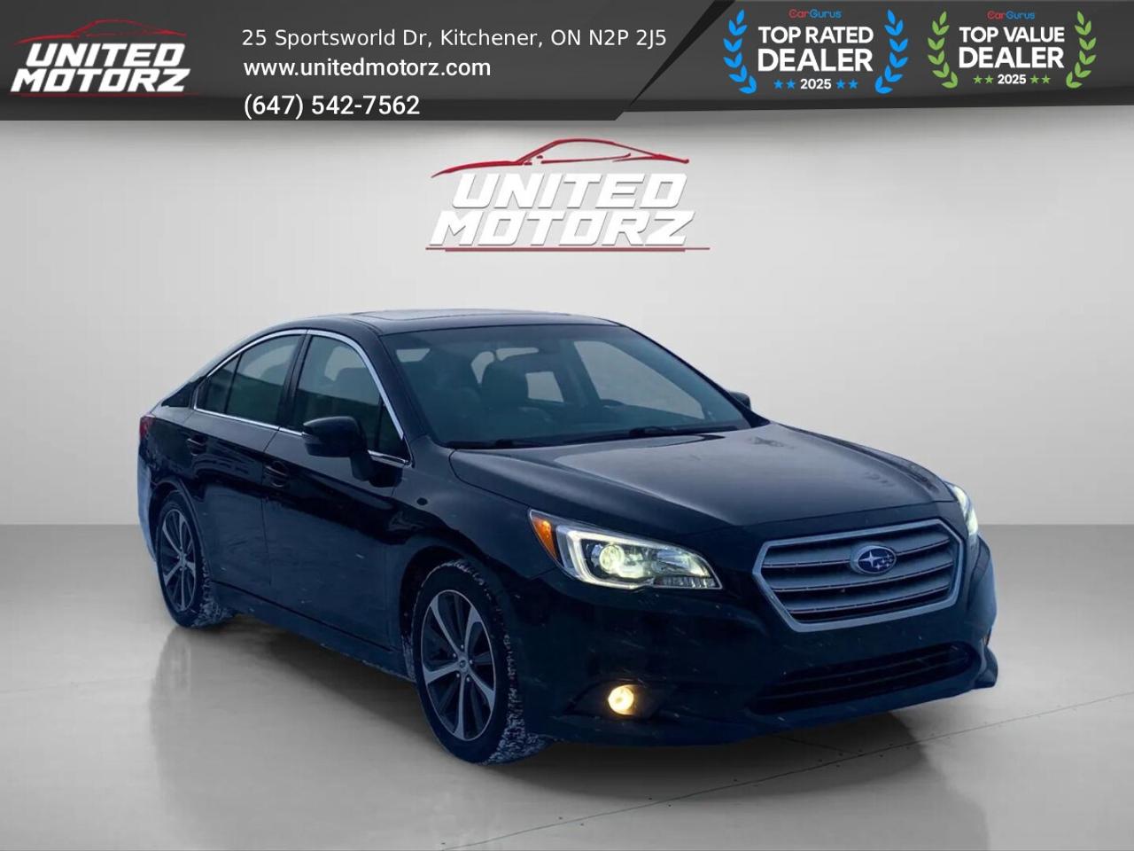 2015 Subaru Legacy w/Limited & Tech Pkg. AWD~SAFETY CERTIFIED~ONE OWN Photo