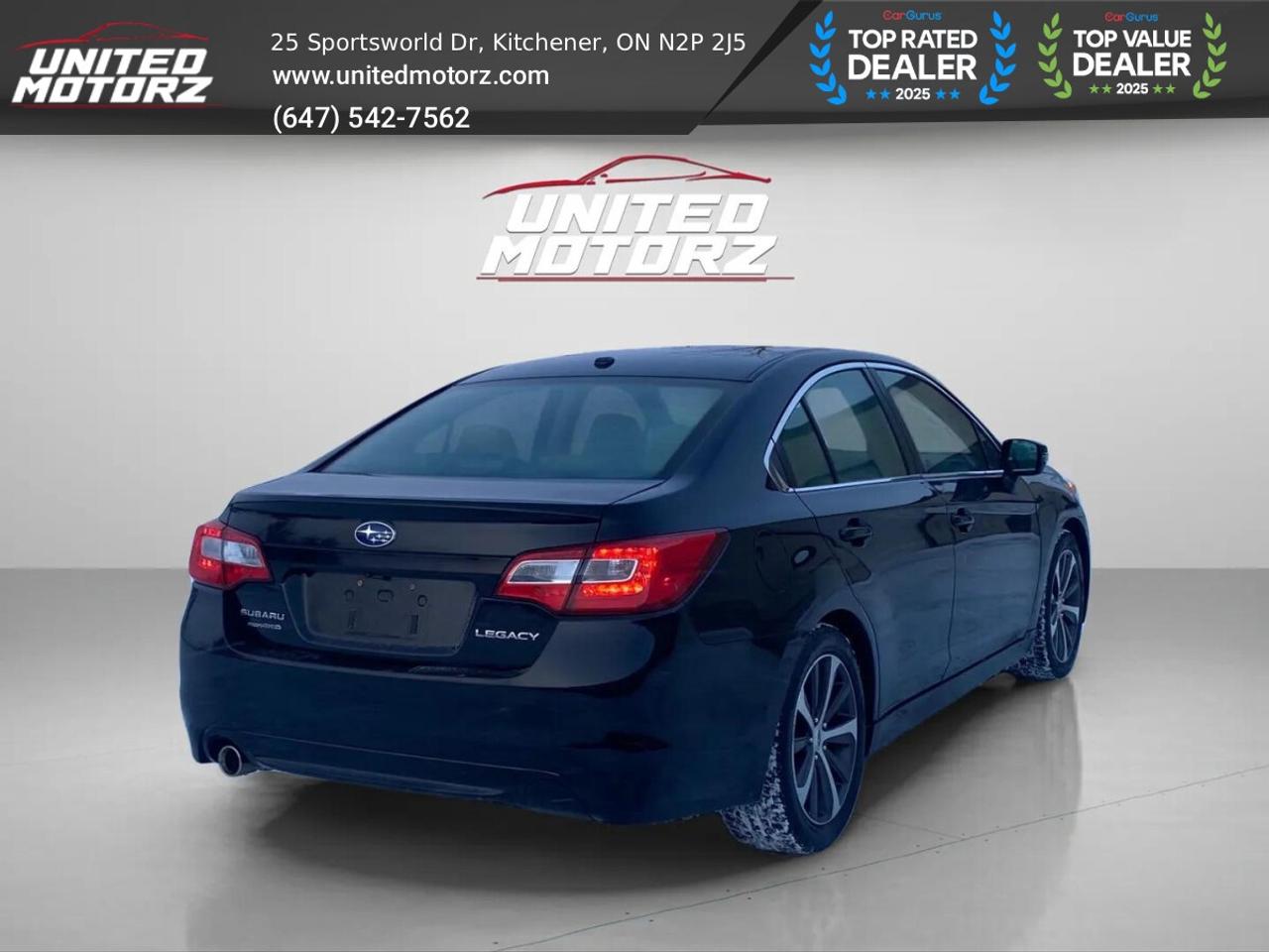 2015 Subaru Legacy w/Limited & Tech Pkg. AWD~SAFETY CERTIFIED~ONE OWN Photo