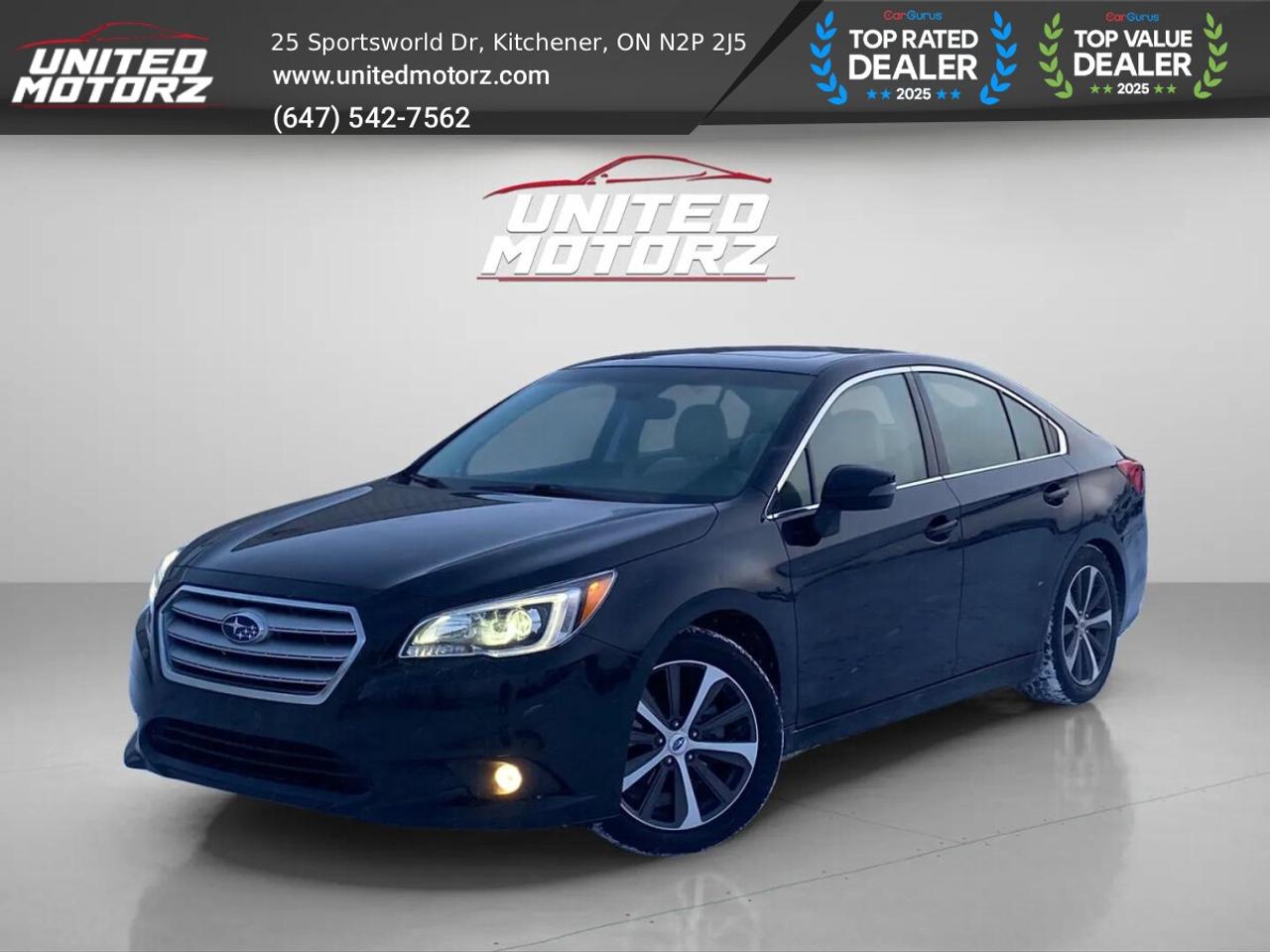 2015 Subaru Legacy w/Limited & Tech Pkg. AWD~SAFETY CERTIFIED~ONE OWN Photo0