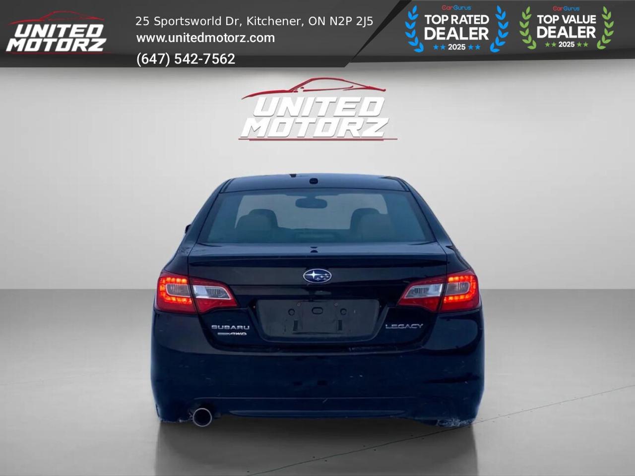 2015 Subaru Legacy w/Limited & Tech Pkg. AWD~SAFETY CERTIFIED~ONE OWN Photo