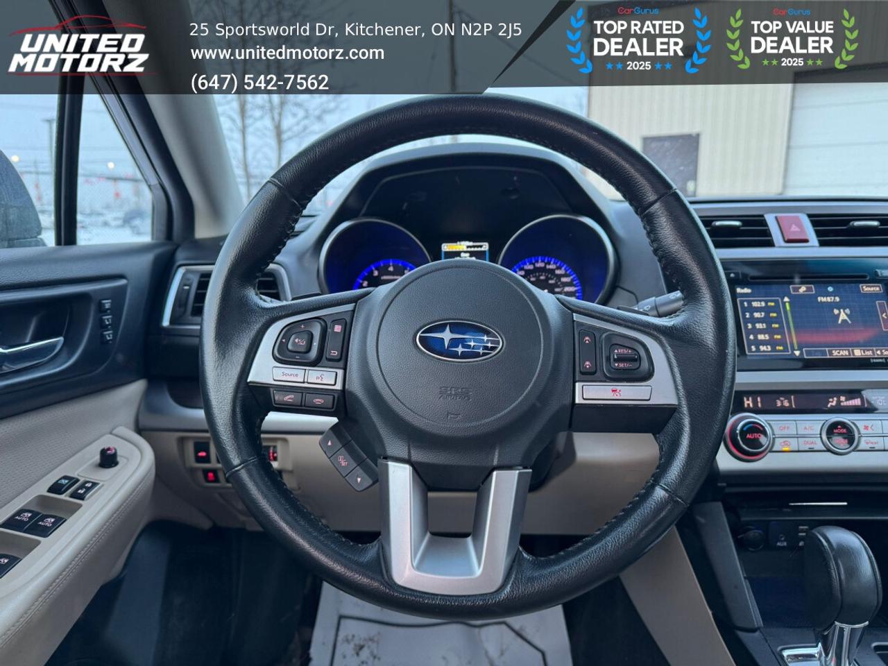 2015 Subaru Legacy w/Limited & Tech Pkg. AWD~SAFETY CERTIFIED~ONE OWN Photo