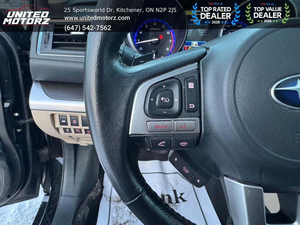 2015 Subaru Legacy w/Limited & Tech Pkg. AWD~SAFETY CERTIFIED~ONE OWN Photo