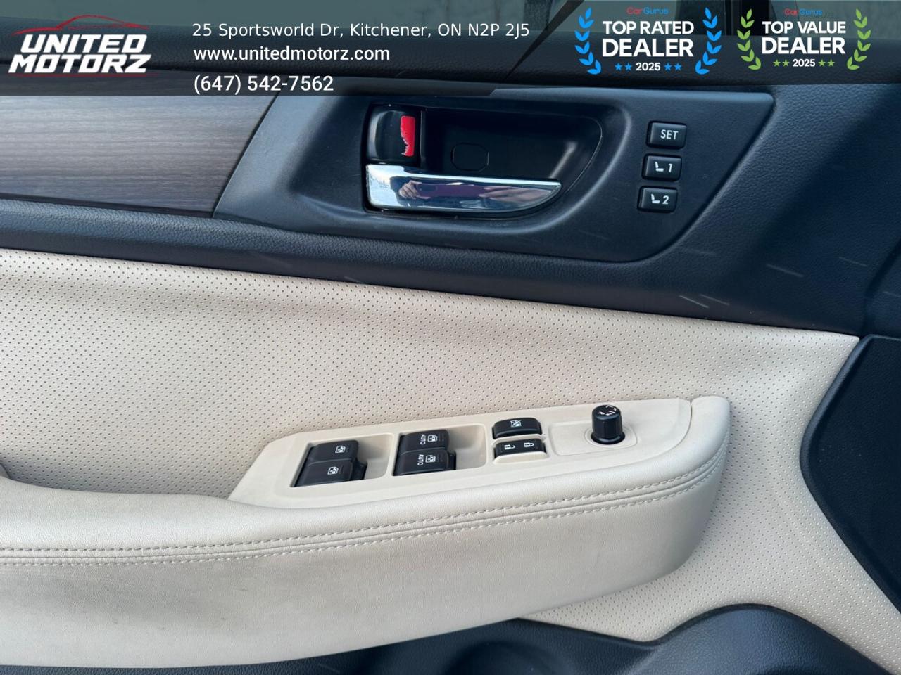 2015 Subaru Legacy w/Limited & Tech Pkg. AWD~SAFETY CERTIFIED~ONE OWN Photo