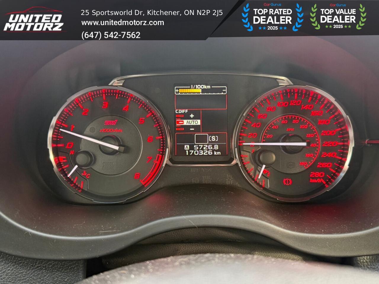 2016 Subaru WRX STI Limited AWD Man. 268 hp~WRAPPED ! Photo