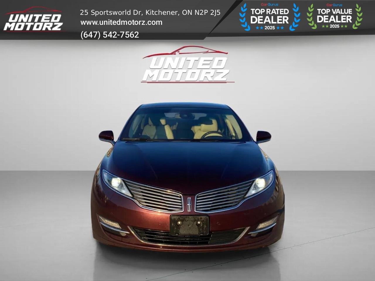 2013 Lincoln MKZ AWD~SAFETY CERTIFIED~NO ACCIDENTS~33 Service Recor Photo