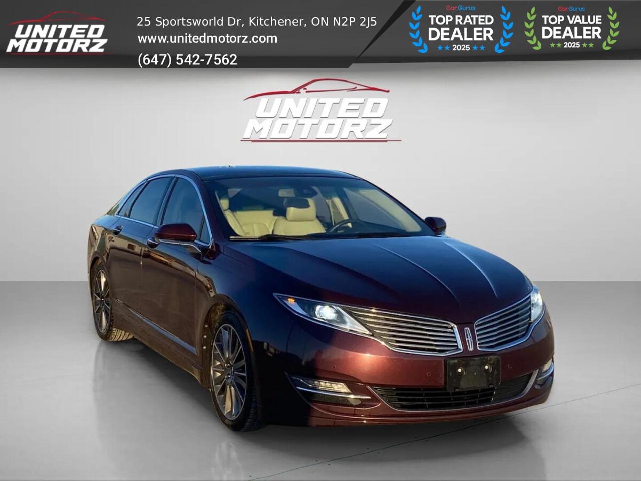 2013 Lincoln MKZ AWD~SAFETY CERTIFIED~NO ACCIDENTS~33 Service Recor Photo