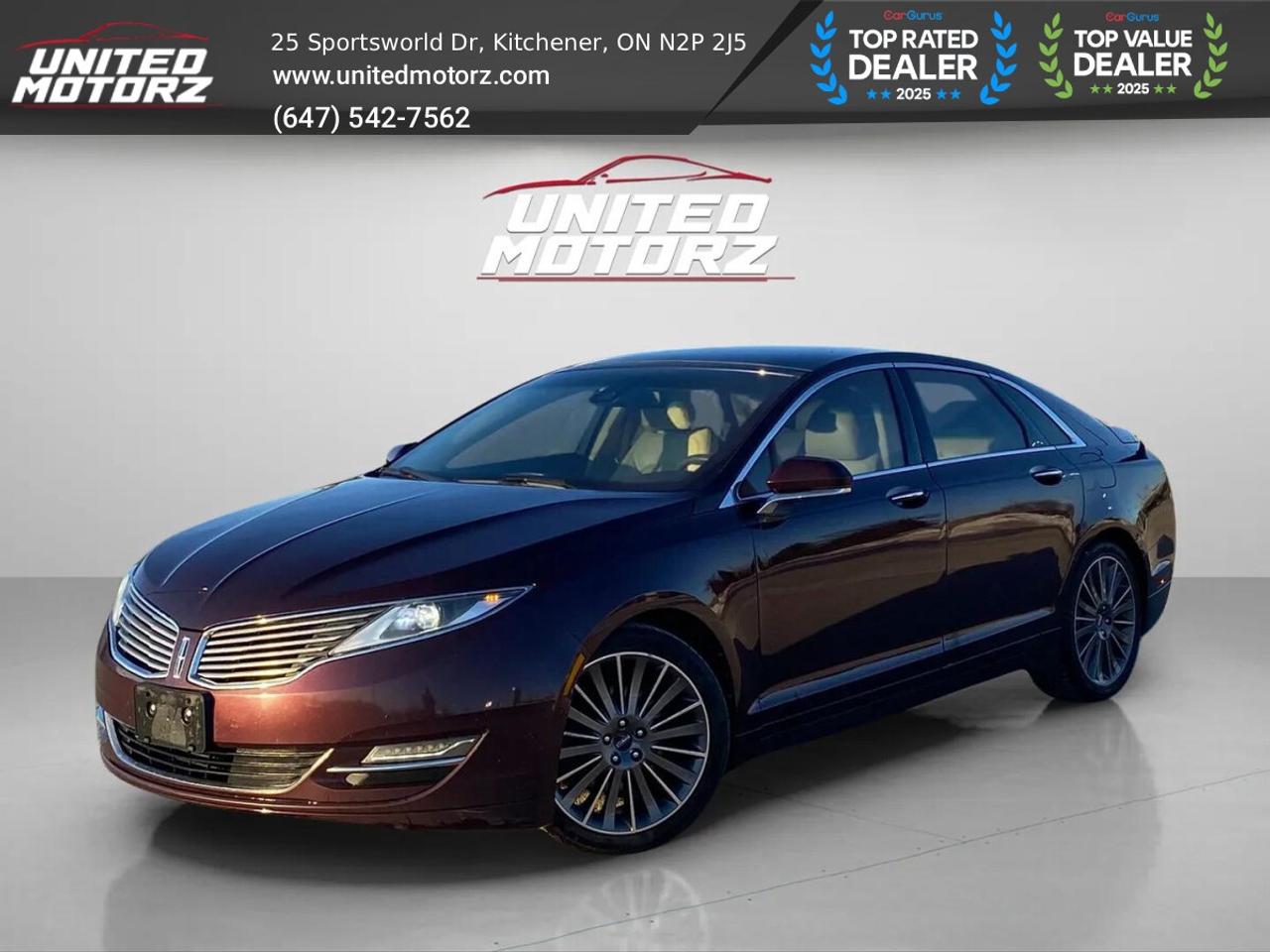 2013 Lincoln MKZ AWD~SAFETY CERTIFIED~NO ACCIDENTS~33 Service Recor Photo