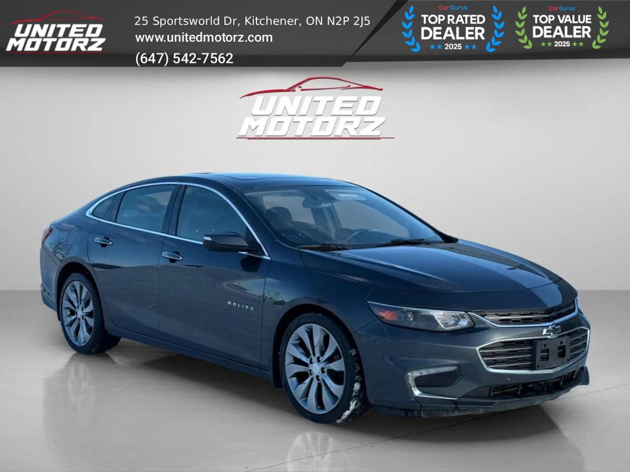 2016 Chevrolet Malibu Premier 2.0T~SAFETY CERTIFIED~ONE OWNER~ Photo2
