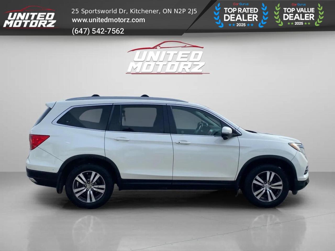 2016 Honda Pilot EX-L w/Navi~SAFETY CERTIFIED~23 Service Records~Cr Photo3