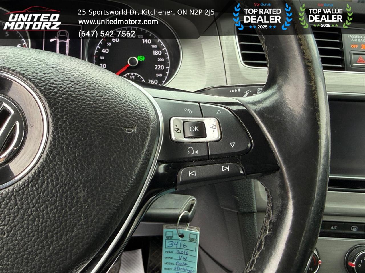 2016 Volkswagen Golf SportWagon 1.8 TSI ~SAFETY CERTIFIED~NO ACCIDENTS~ Photo