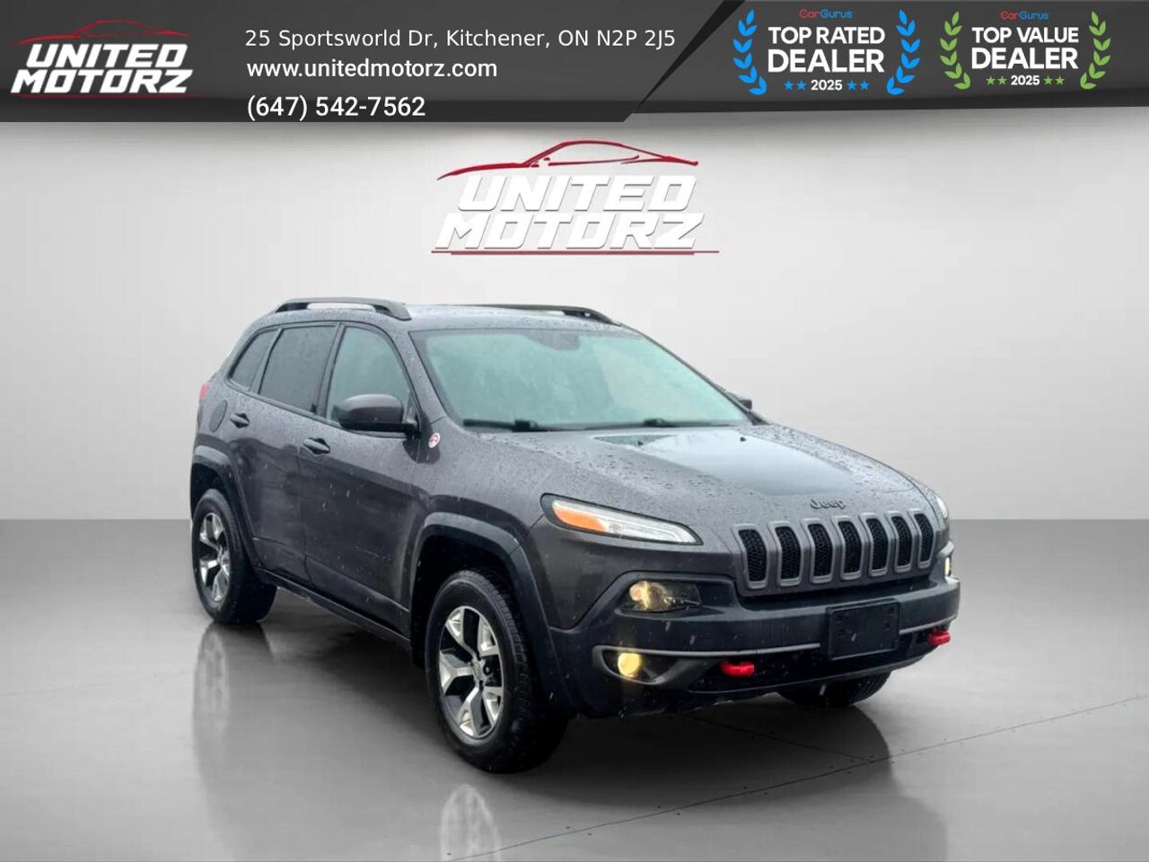 2015 Jeep Cherokee Trailhawk~SAFETY CERTIFIED~ONE OWNER~22 Service Re Photo