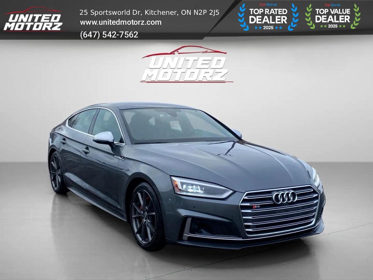 2018 Audi S5 Technik Sportback S-Line~CERTIFIED~NO ACCIDENTS~ Photo