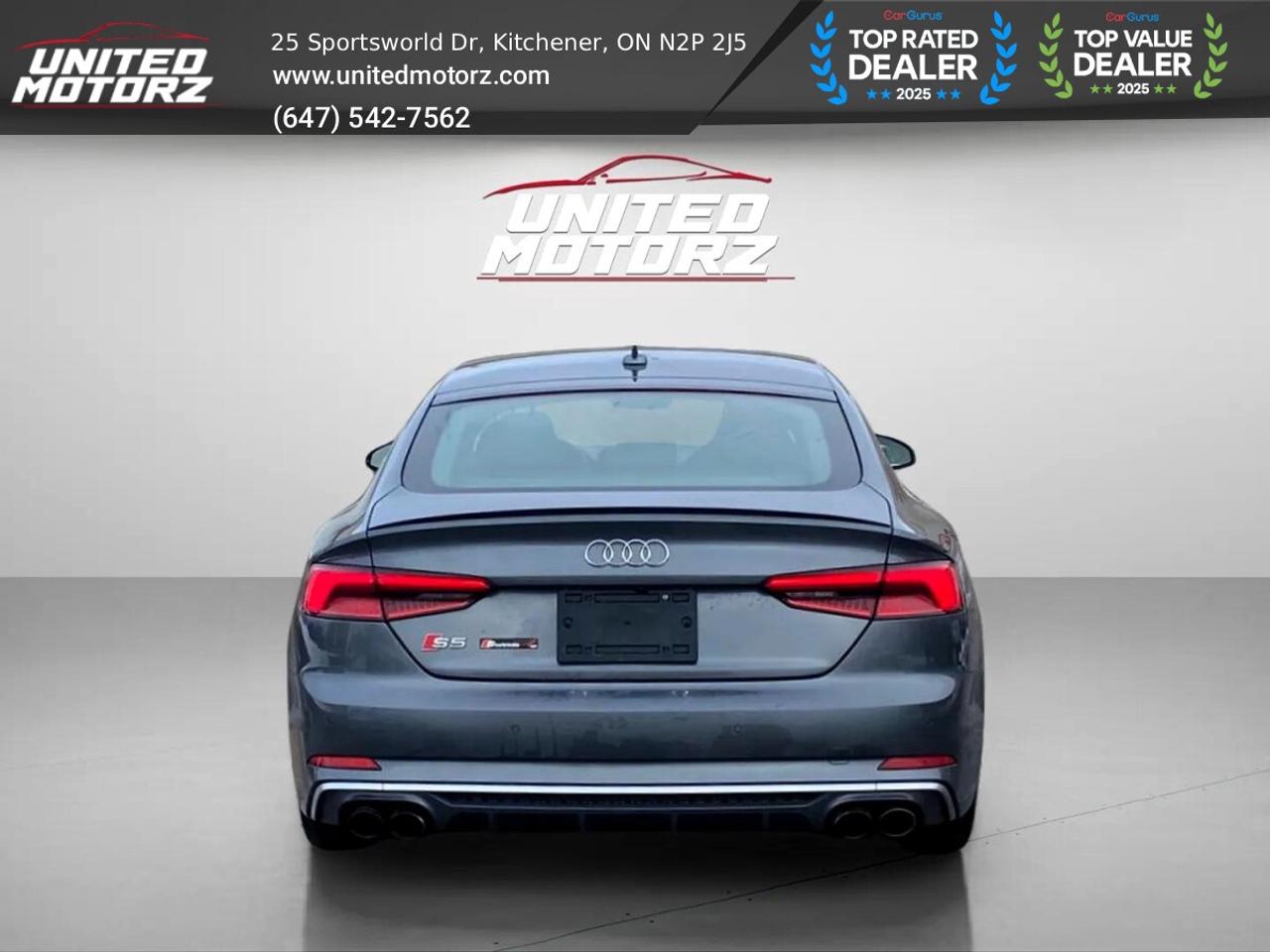 2018 Audi S5 Technik Sportback S-Line~CERTIFIED~NO ACCIDENTS~ Photo