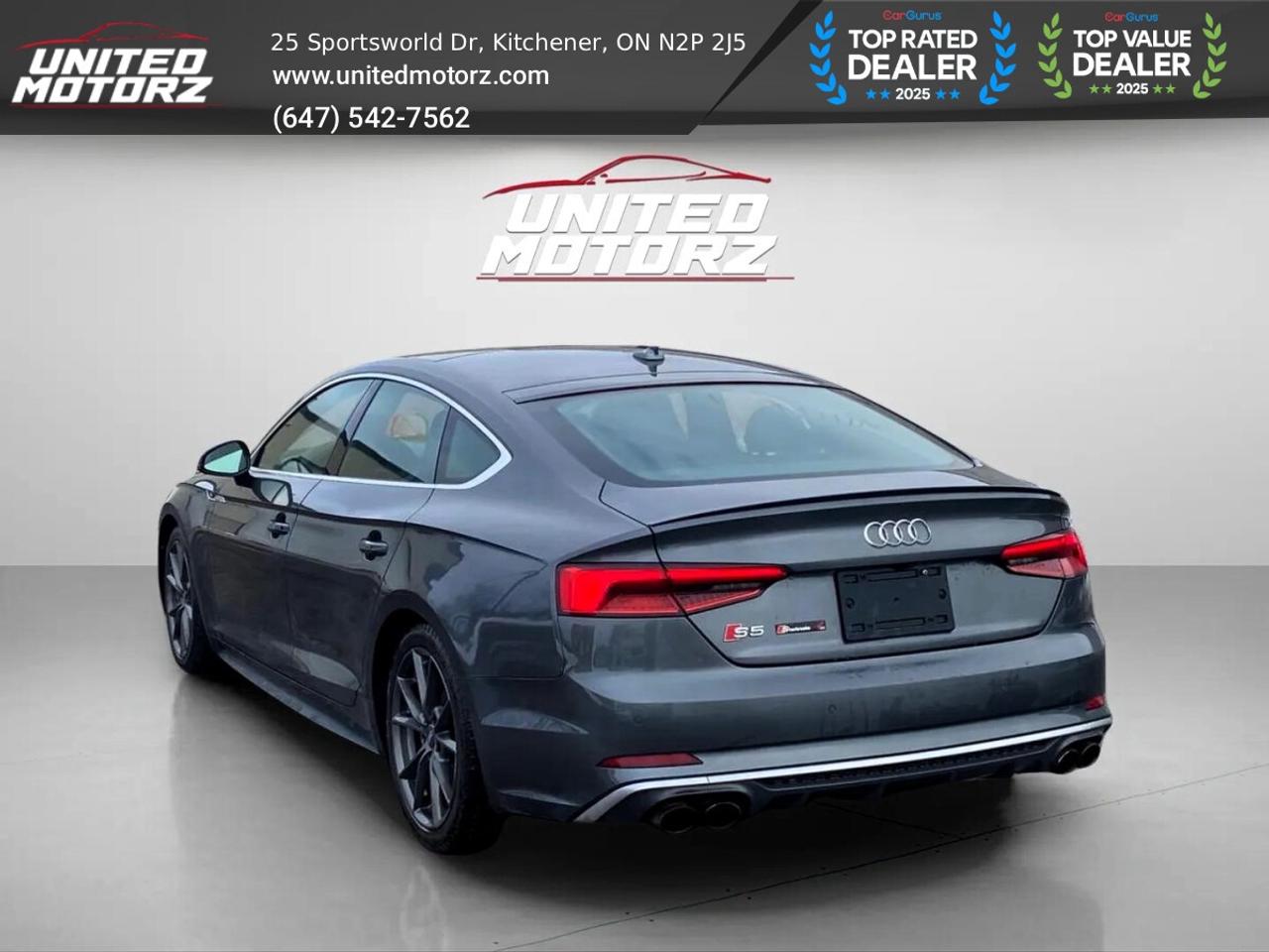 2018 Audi S5 Technik Sportback S-Line~CERTIFIED~NO ACCIDENTS~ Photo