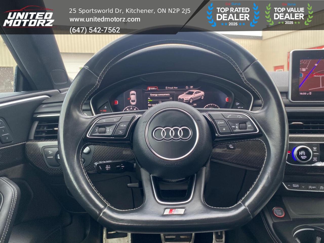 2018 Audi S5 Technik Sportback S-Line~CERTIFIED~NO ACCIDENTS~ Photo