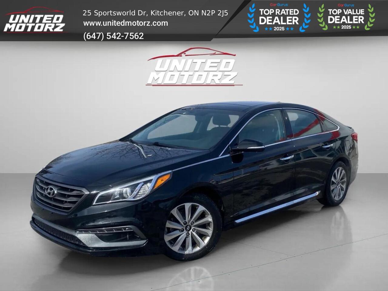 2015 Hyundai Sonata Sport Tech.~SAFETY CERTIFIED~ONE ONWER~15 Service Photo0