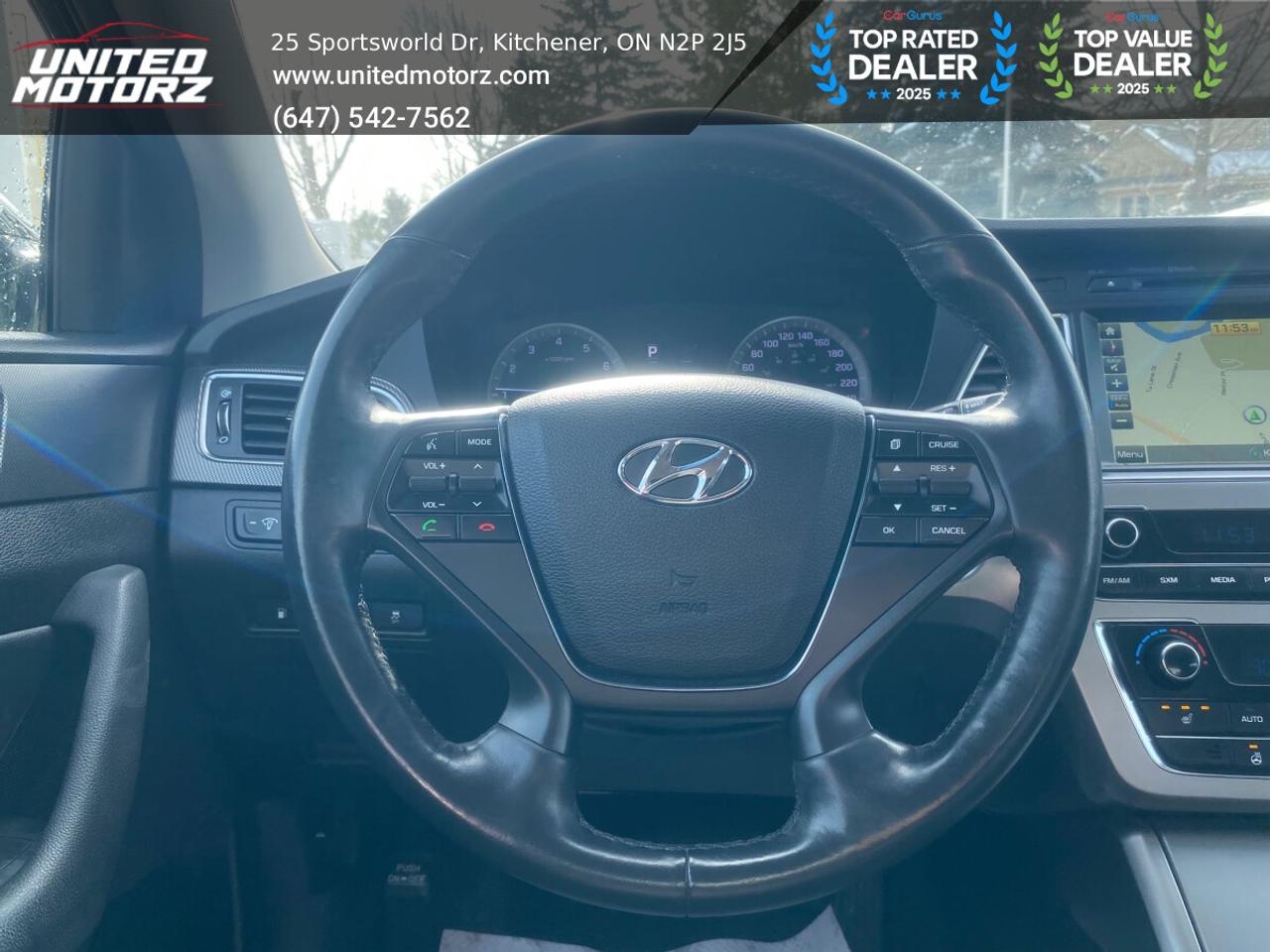 2015 Hyundai Sonata Sport Tech.~SAFETY CERTIFIED~ONE ONWER~15 Service Photo