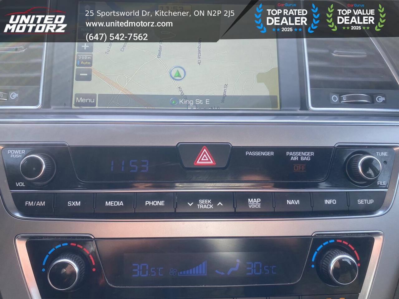 2015 Hyundai Sonata Sport Tech.~SAFETY CERTIFIED~ONE ONWER~15 Service Photo