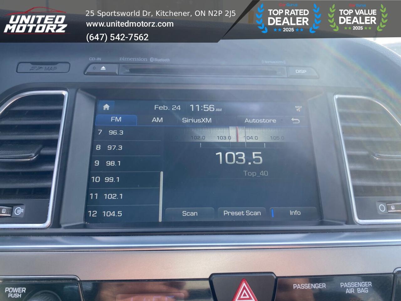 2015 Hyundai Sonata Sport Tech.~SAFETY CERTIFIED~ONE ONWER~15 Service Photo