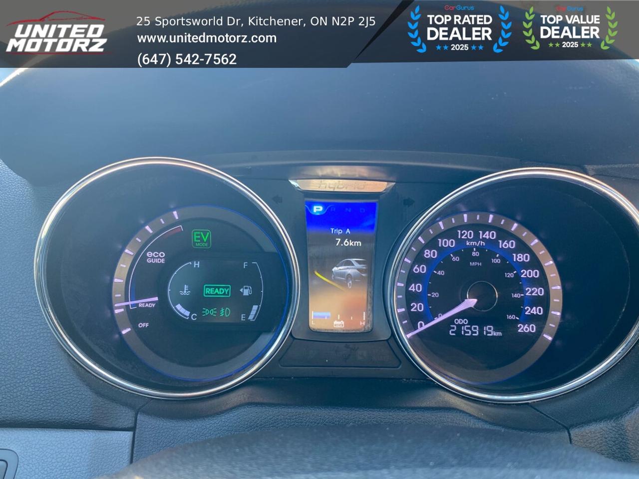 2015 Hyundai Sonata Hybrid Limited w/Tech Pkg.~SAFETY CERTIFIED~ONE OW Photo