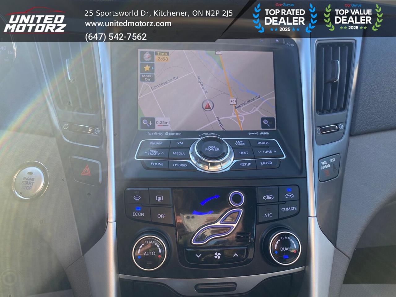 2015 Hyundai Sonata Hybrid Limited w/Tech Pkg.~SAFETY CERTIFIED~ONE OW Photo