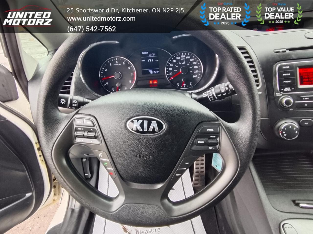 2016 Kia Forte 5 LX+ Man. HB~SAFETY CERTIFIED~ONE OWNER~NO ACCIDE Photo