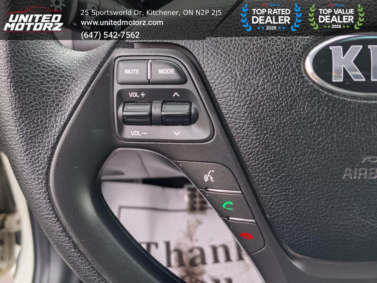 2016 Kia Forte 5 LX+ Man. HB~SAFETY CERTIFIED~ONE OWNER~NO ACCIDE Photo