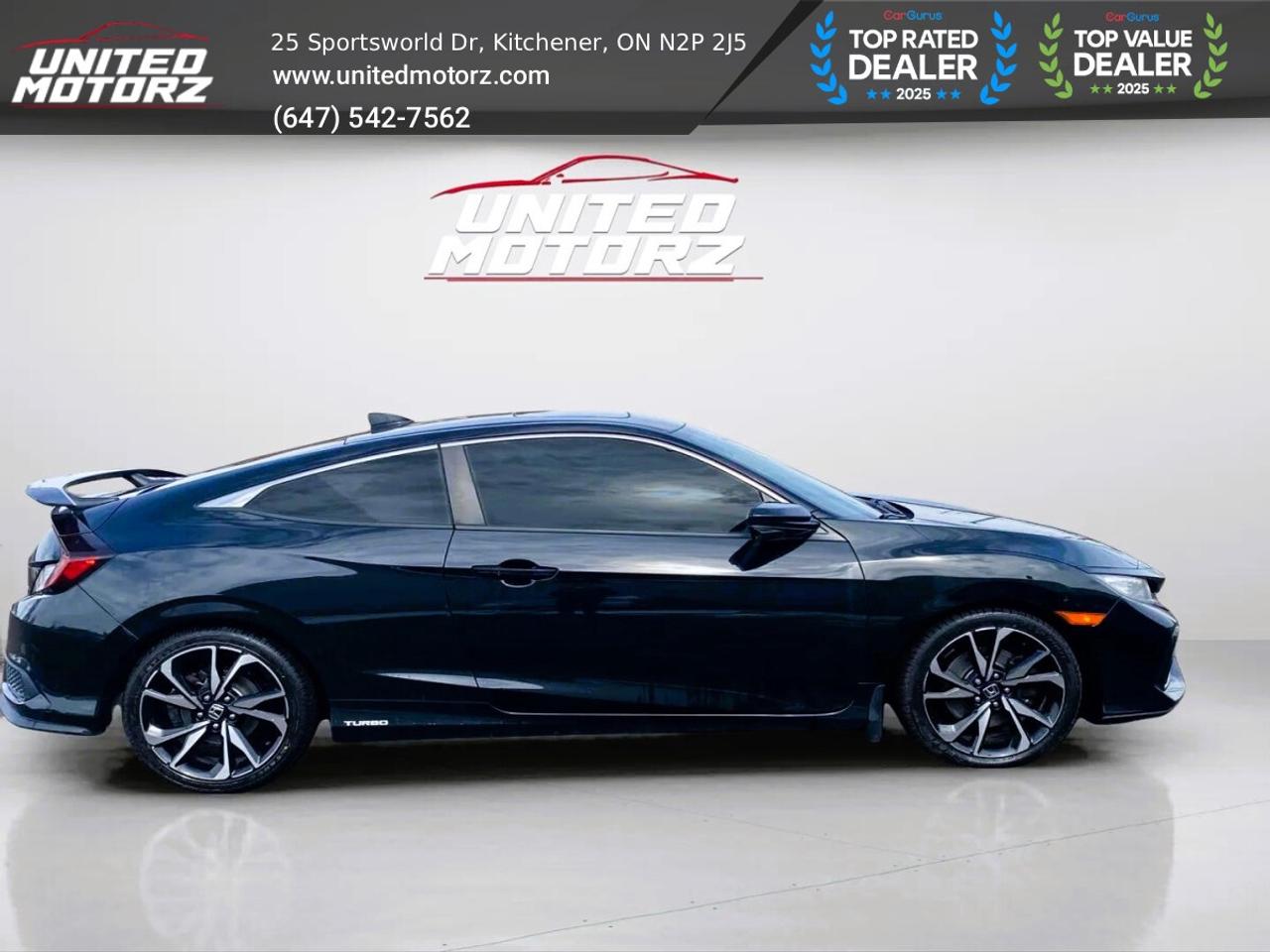 2017 Honda Civic Si Cpe Man 205 Hp~SAFETY CERTIFIED~16 Service Reco Photo3