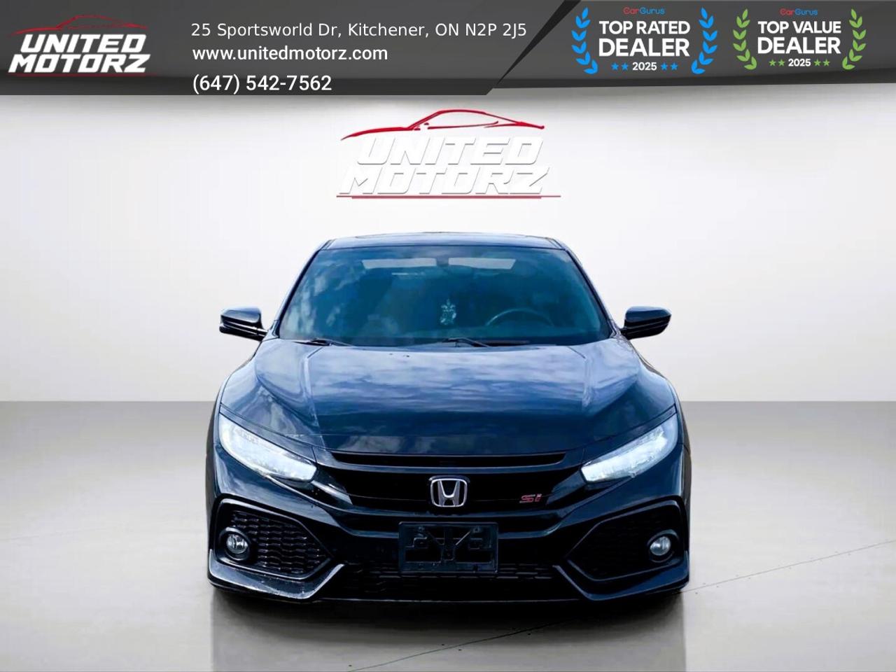 2017 Honda Civic Si Cpe Man 205 Hp~SAFETY CERTIFIED~16 Service Reco Photo