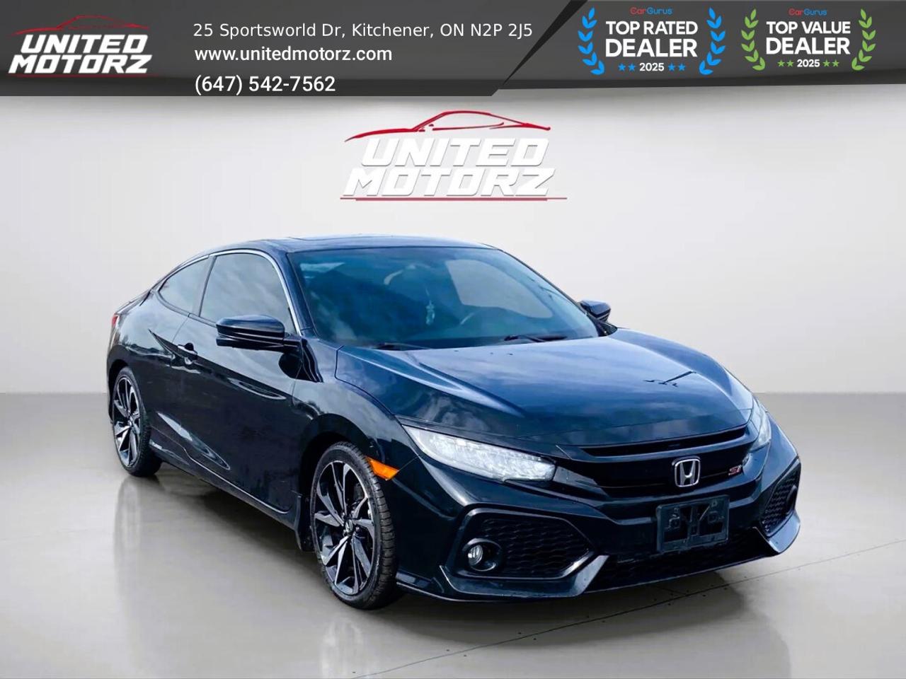 2017 Honda Civic Si Cpe Man 205 Hp~SAFETY CERTIFIED~16 Service Reco Photo