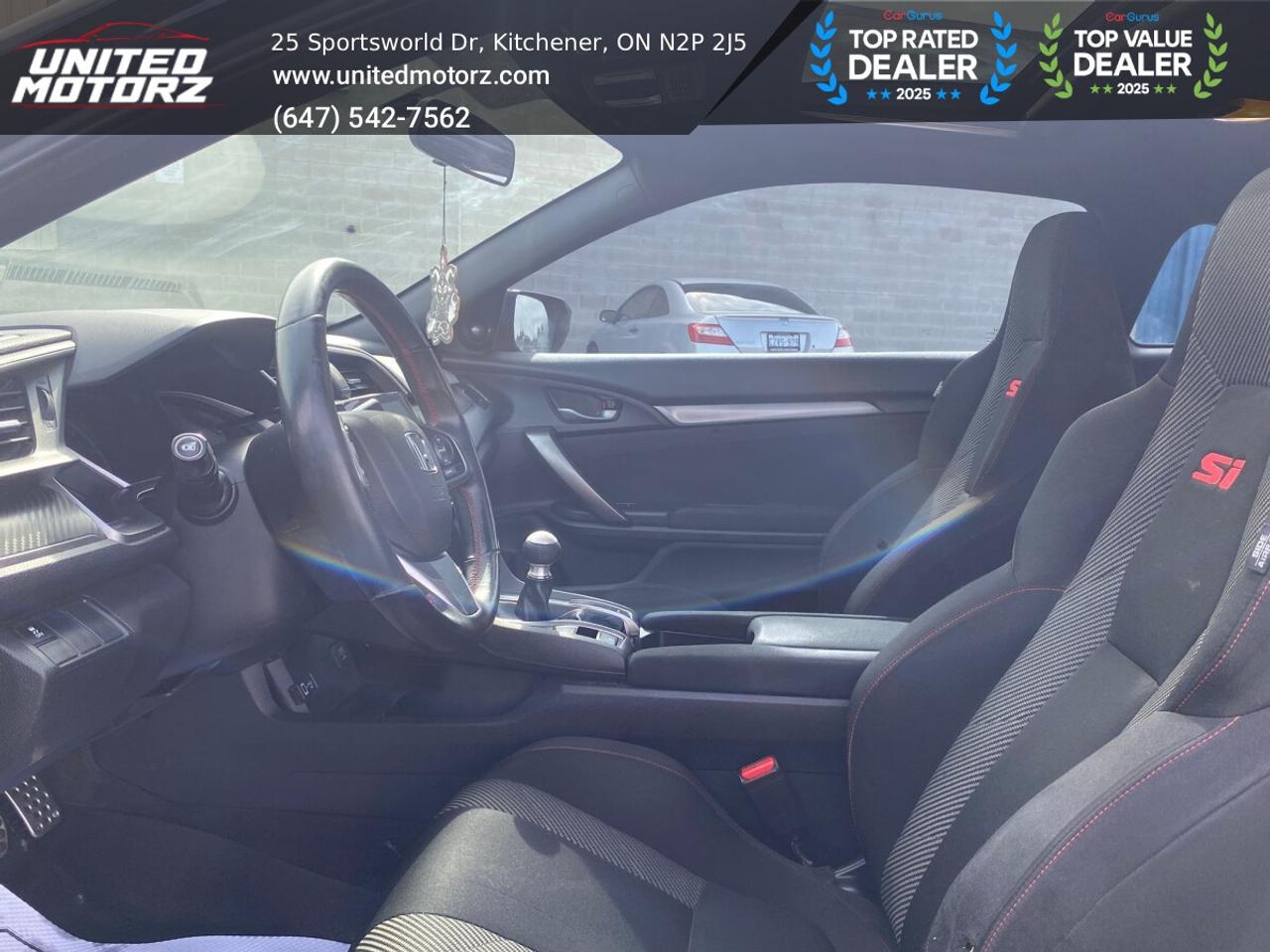 2017 Honda Civic Si Cpe Man 205 Hp~SAFETY CERTIFIED~16 Service Reco Photo