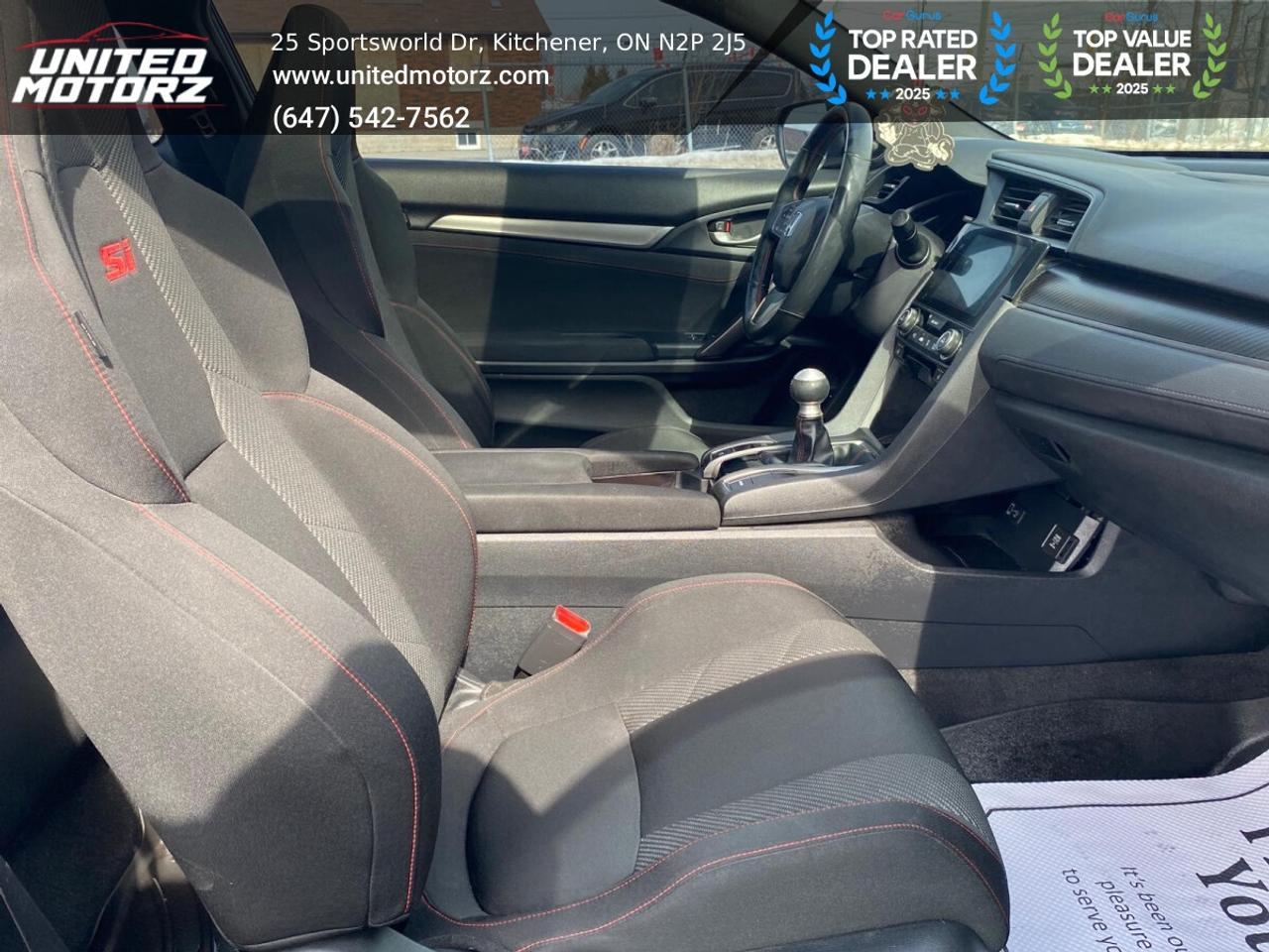 2017 Honda Civic Si Cpe Man 205 Hp~SAFETY CERTIFIED~16 Service Reco Photo