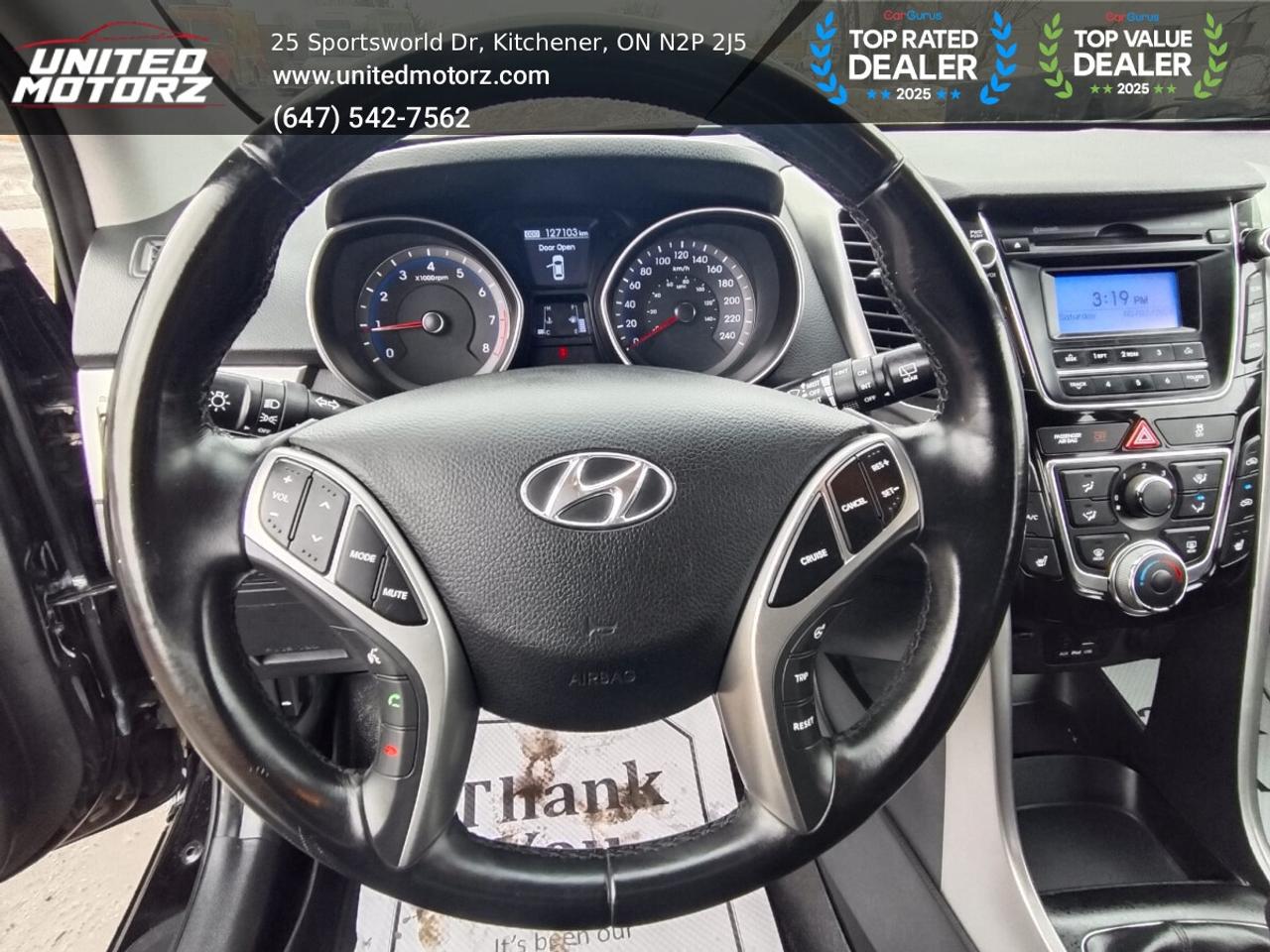 2013 Hyundai Elantra GT GLS Man HB~SAFETY CERTIFIED~ONE OWNER~NO ACCIDENTS Photo