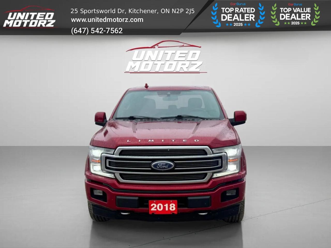 2018 Ford F-150 Limited 4WD Super Crew Box~CERTIFIED~26 Service Re Photo