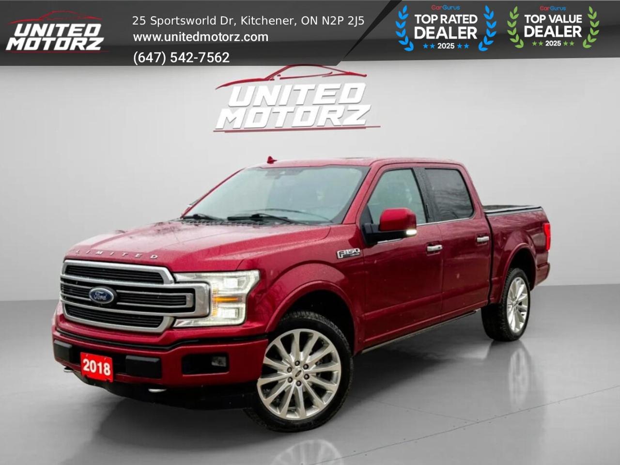 2018 Ford F-150 Limited 4WD Super Crew Box~CERTIFIED~26 Service Re Photo