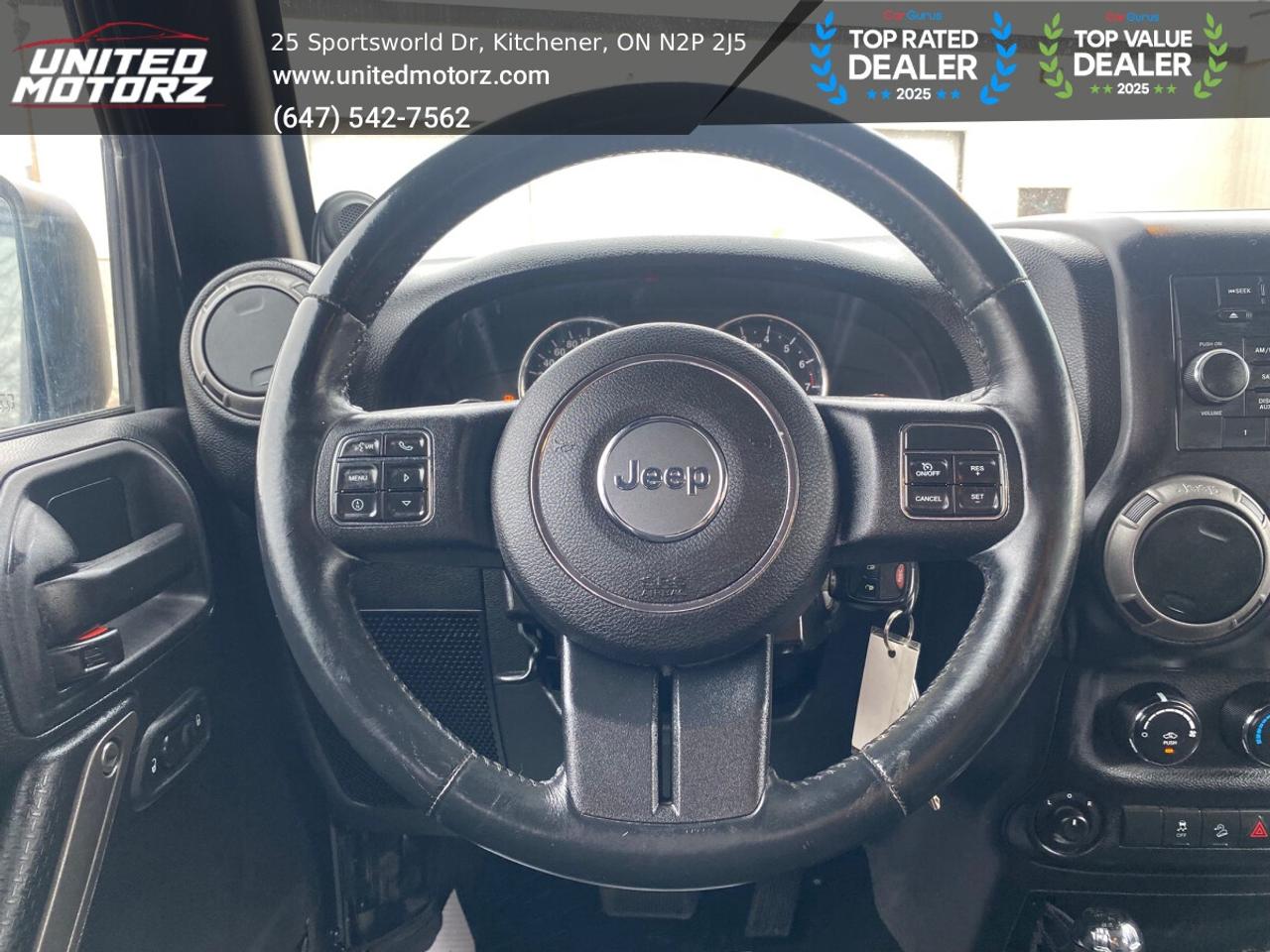 2014 Jeep Wrangler Unlimited Sport S V6 4X4~SAFETY CERTIFIED~NO ACCID Photo