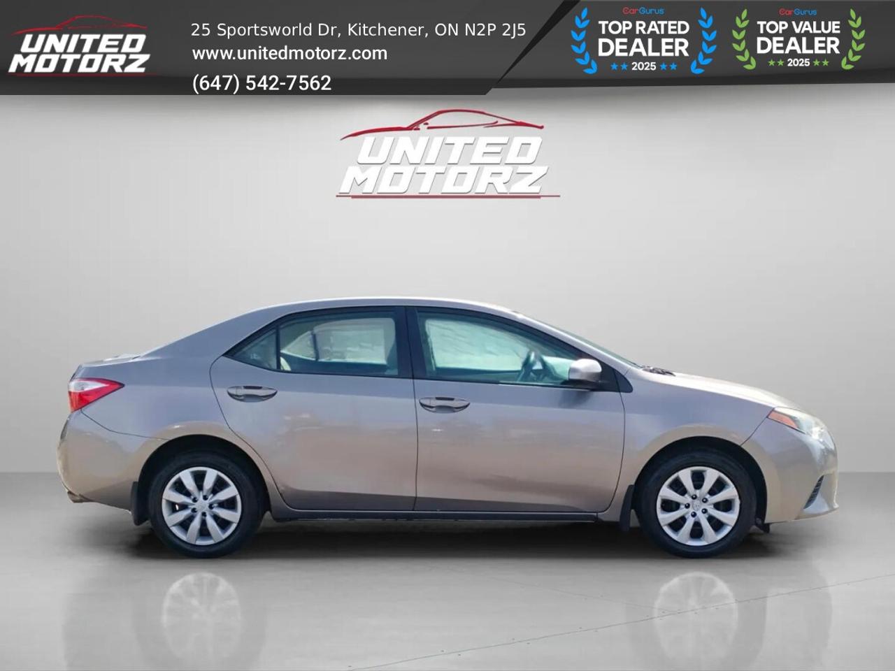 2014 Toyota Corolla LE~SAFETY CERTIFIED~NO ACCIDENTS~Beige Interior~ Photo