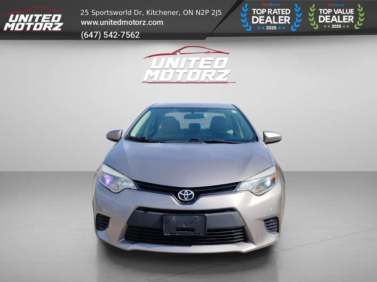 2014 Toyota Corolla LE~SAFETY CERTIFIED~NO ACCIDENTS~Beige Interior~ Photo