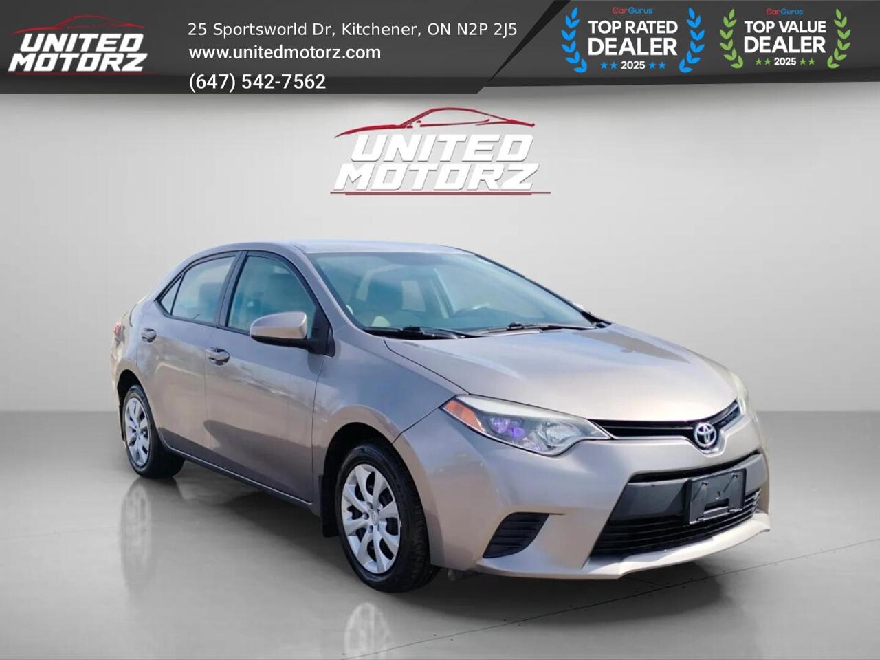 2014 Toyota Corolla LE~SAFETY CERTIFIED~NO ACCIDENTS~Beige Interior~ Photo