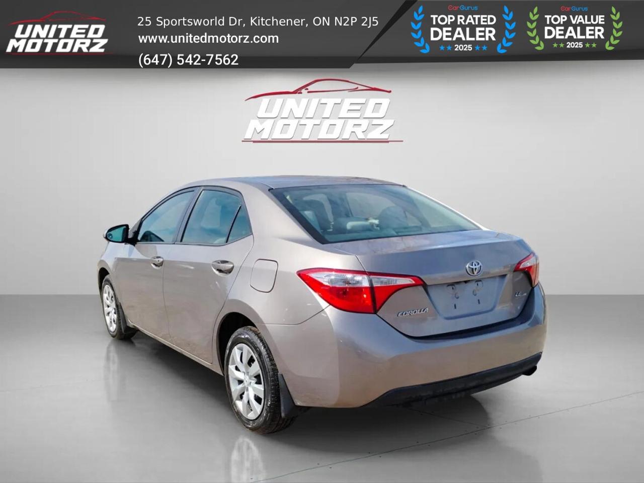 2014 Toyota Corolla LE~SAFETY CERTIFIED~NO ACCIDENTS~Beige Interior~ Photo