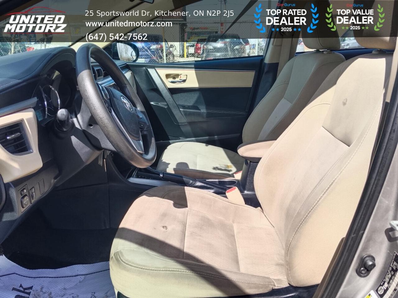 2014 Toyota Corolla LE~SAFETY CERTIFIED~NO ACCIDENTS~Beige Interior~ Photo