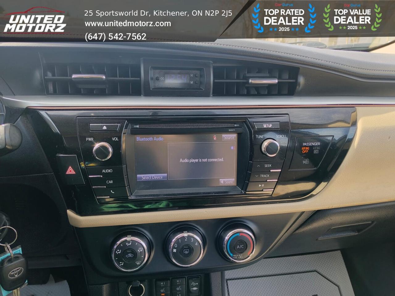 2014 Toyota Corolla LE~SAFETY CERTIFIED~NO ACCIDENTS~Beige Interior~ Photo